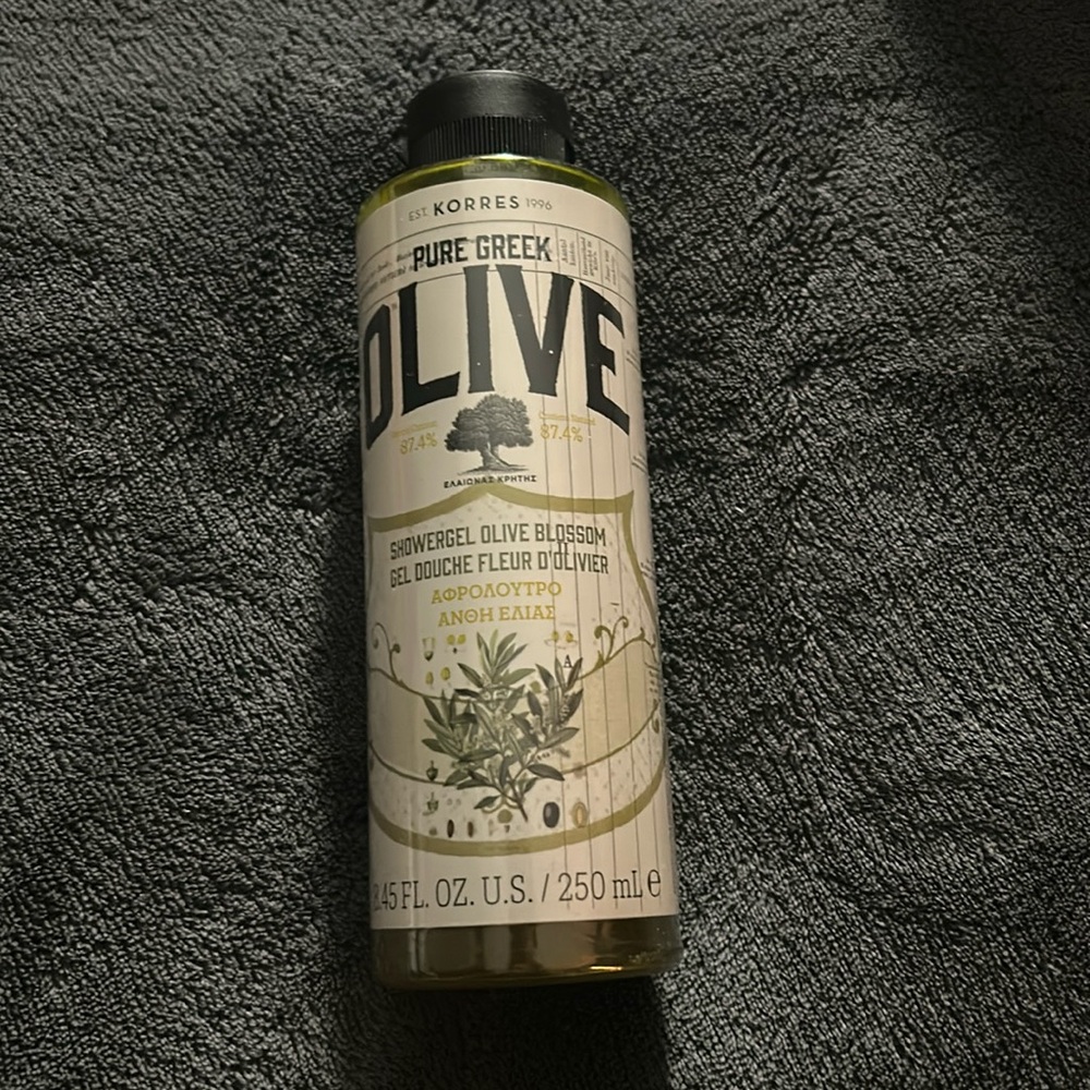 Pure greek olive shower gel